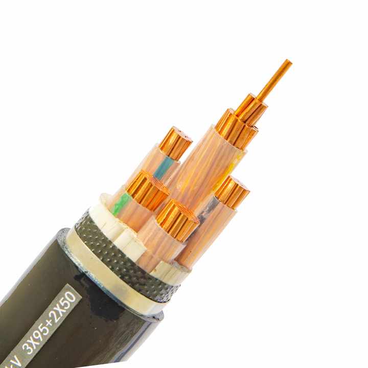 Wholesale ZN-YJV 4X95+1X50 square fire-resistant cable yjv flame retardant cable price