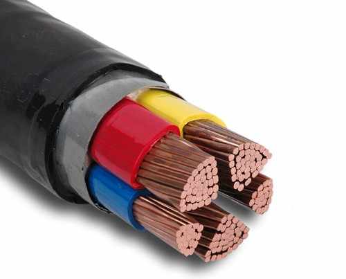 WDZBN-YJY 4X400 square four core copper power cable low smoke halogen-free cable