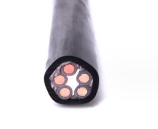 Copper core C-grade flame-retardant wire and cable, low smoke and halogen-free WDZC-YJY 4X50 square meters