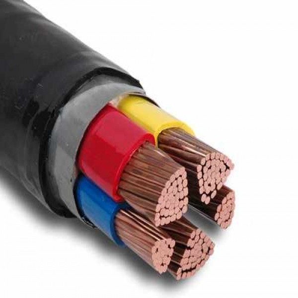 WDZBN-YJY 4X400 square four core copper power cable low smoke halogen-free cable