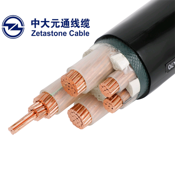 Fire resistant cable manufacturer wholesales ZN-YJV3X120+2X70 yjv flame-retardant cable