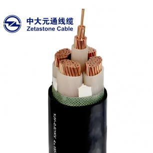Zhongda Yuantong Copper Core Flame Retardant Class B ZB-YJV4X50 1X25 Square yjv Power Cable