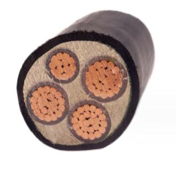 Fire resistant and flame-retardant low smoke halogen-free cable WDZBN-YJY 4X6 power cable