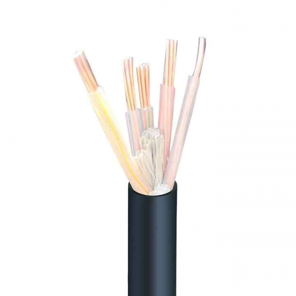 Low smoke halogen-free flame-retardant power cable WDZB-YJY3X6+2X4 square cable